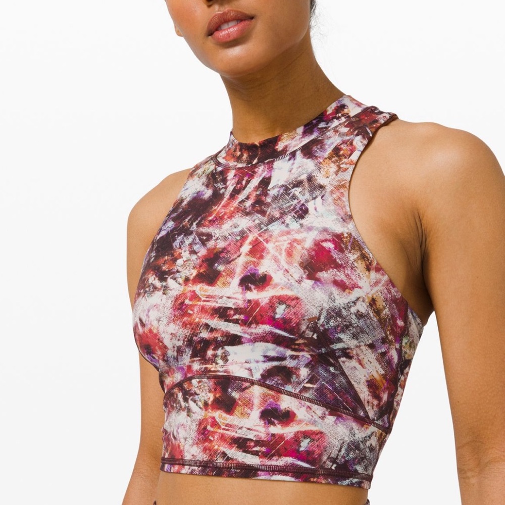 NWT Lululemon Women’s Everlux & Mesh Crop Tank 6